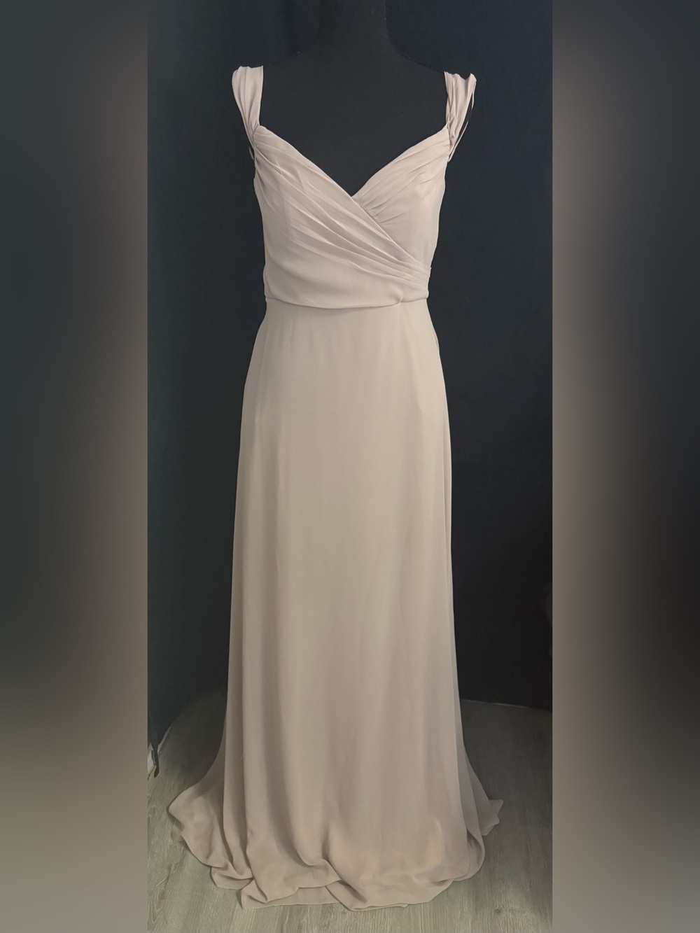 Birdy Grey Sleeveless Wrap Bodice Maxi Dress - Cream